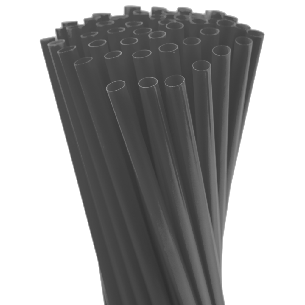 6″ Black Fat Straw Calson Industries