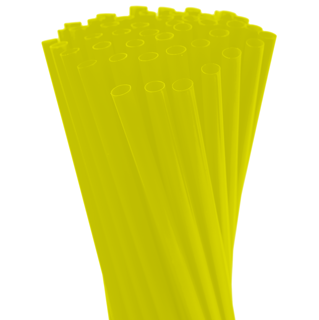 8″ Assorted Neon Slim Straws – Calson Industries